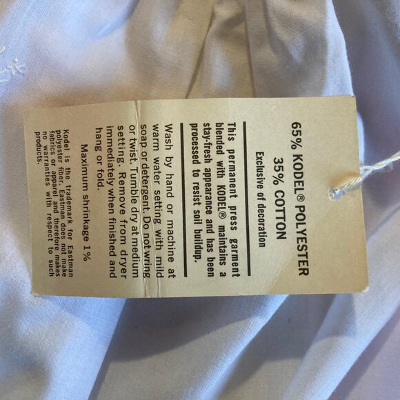 Vintage Cherubs NWT Infant 2 piece Christening Gown w Slip, 0-6 months: * NOTE - Picture 15 of 16